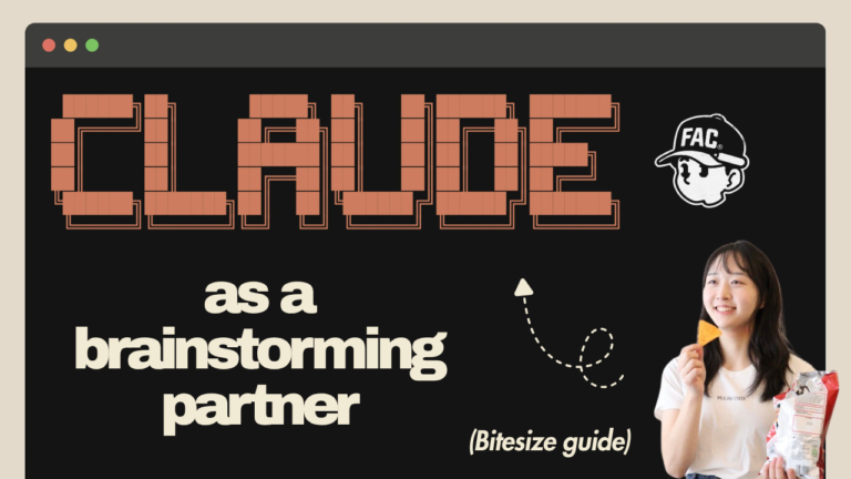 Claude as a brainstorming partner