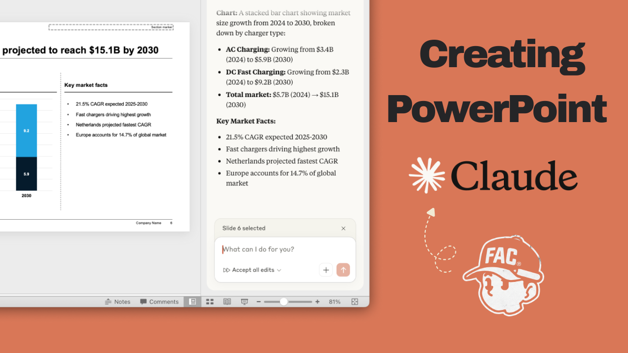How to make presentation with Claude.