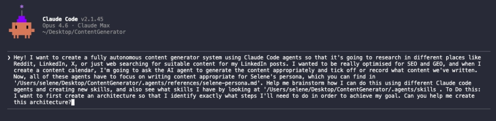 Claude as a brainstorming partner 1