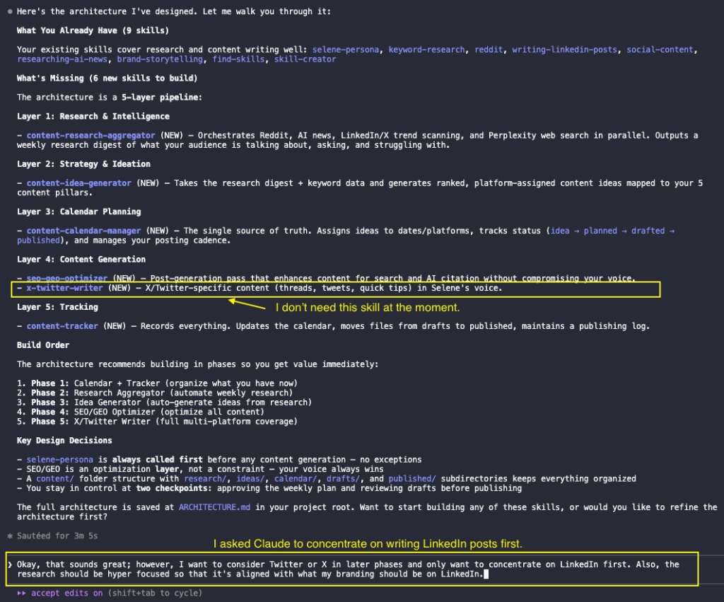 Claude as a brainstorming partner 2