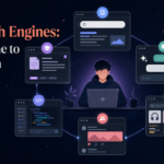 Diagram showing the best AI search engines and what each one is good for