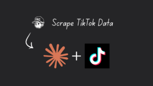 How to scrape TikTok data using Claude (no code)